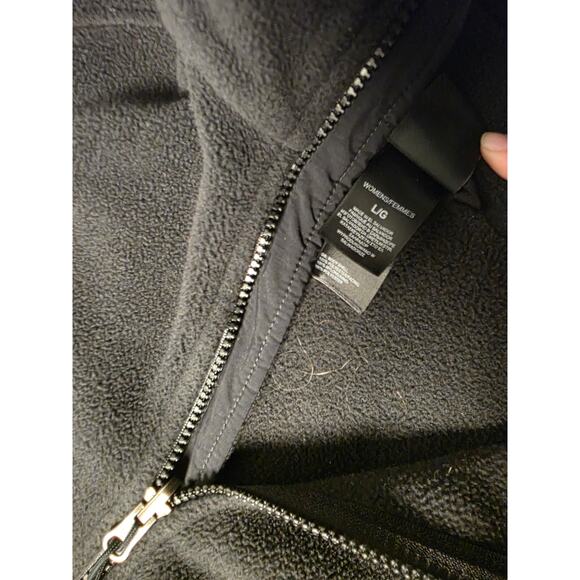 The North Face Women Fleece Jacket Liner Full Zip Black Large Fall Warm Casual - Picture 7 of 7